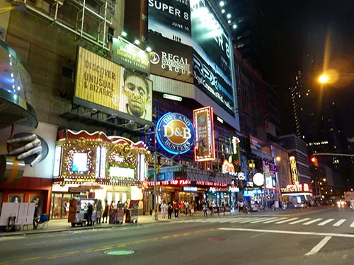 La avenida de Broadway de Nueva York