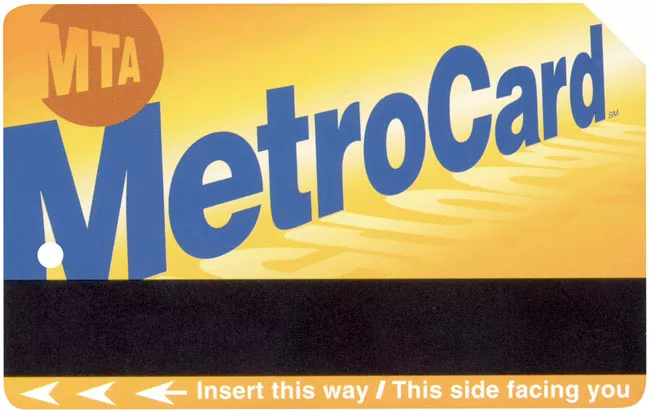 Tarjeta MetroCard para Bus y Metro