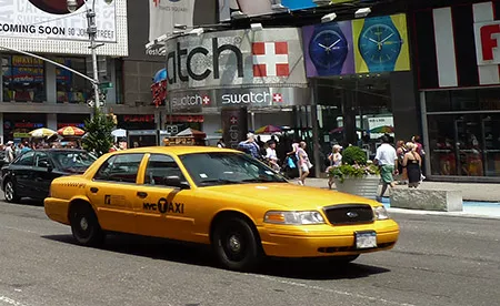 Moverse en taxi por Nueva York